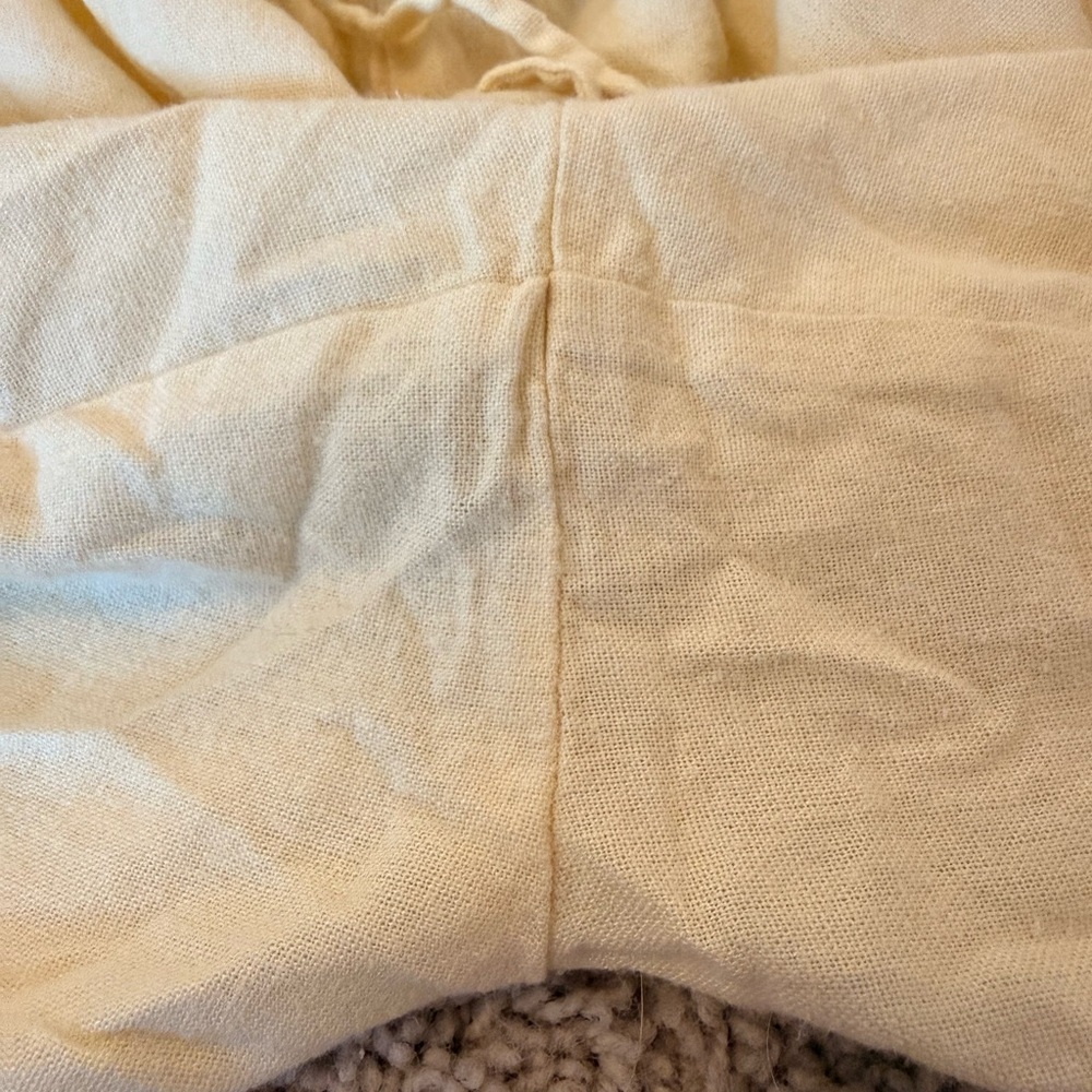 wild fable Wide Leg Drawstring Pants in Soft Yellow - Picture 4 of 5